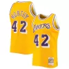 Men's Los Angeles Lakers James Worthy #42 Gold Retro Jersey - uafactory