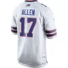 Men Buffalo Bills Josh Allen #17 White Game Jersey - uafactory