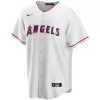 Men Los Angeles Angels Home White MLB Jersey - uafactory