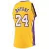 Men's Los Angeles Lakers Kobe Bryant #24 Gold Retro Jersey 2008/09 - uafactory