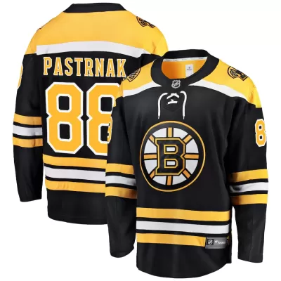 Men Boston Bruins Pastrnak #88 NHL Jersey - uafactory