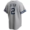 Men New York Yankees Gray MLB Jersey - uafactory