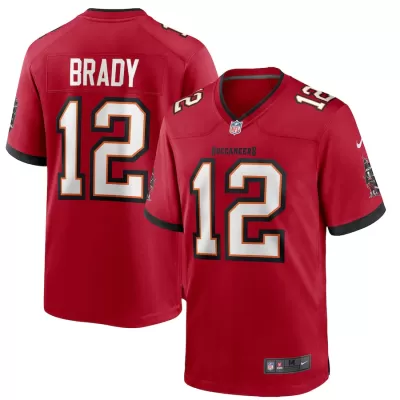 Men Tampa Bay Buccaneers Tom Brady #12 Red Game Jersey - uafactory