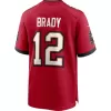 Men Tampa Bay Buccaneers Tom Brady #12 Red Game Jersey - uafactory