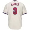 Men Philadelphia Phillies Cream Alternate MLB Jersey - uafactory