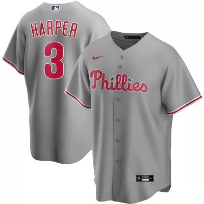 Men Philadelphia Phillies Gray MLB Jersey - uafactory