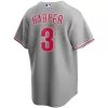 Men Philadelphia Phillies Gray MLB Jersey - uafactory