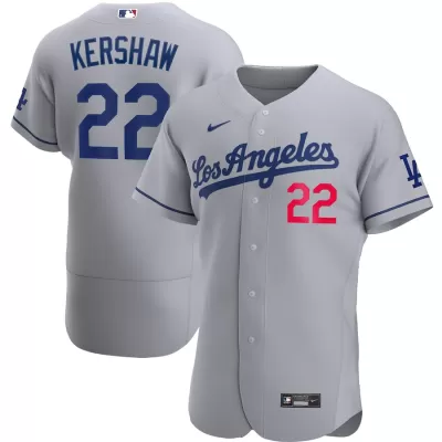 Men Los Angeles Dodgers Gray MLB Jersey - uafactory