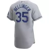 Men Los Angeles Dodgers Gray MLB Jersey - uafactory