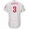 Men Philadelphia Phillies Home White MLB Jersey - uafactory