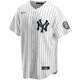 Men New York Yankees Home MLB Jersey - uafactory