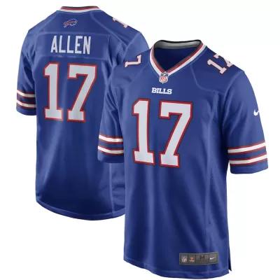 Men Buffalo Bills Josh Allen #17 Royal Game Jersey - uafactory