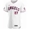 Men Los Angeles Angels Home White MLB Jersey - uafactory