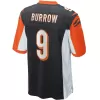 Men Cincinnati Bengals Burrow #9 Black Game Jersey 2020 - uafactory