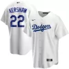 Men Los Angeles Dodgers Home White MLB Jersey - uafactory