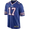 Men Buffalo Bills Josh Allen #17 Royal Game Jersey - uafactory