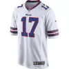 Men Buffalo Bills Josh Allen #17 White Game Jersey - uafactory