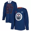 Men Edmonton Oilers McDavid #97 NHL Jersey - uafactory