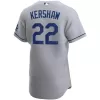 Men Los Angeles Dodgers Gray MLB Jersey - uafactory