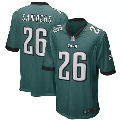 Men Philadelphia Eagles Miles Sanders #26 Green Game Jersey - uafactory