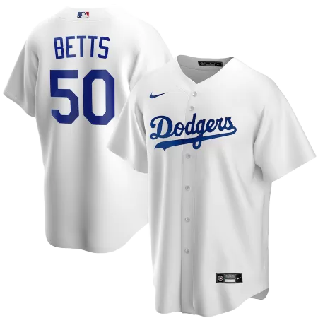 Men Los Angeles Dodgers Home White MLB Jersey - uafactory