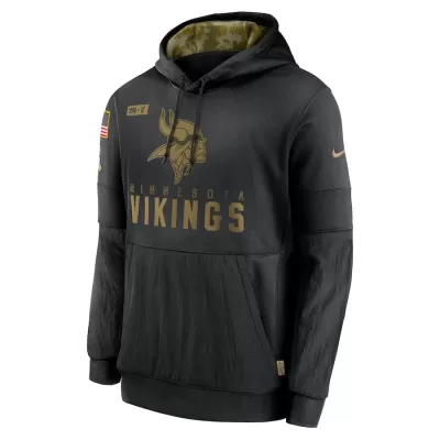 Men Minnesota Vikings Black NFL Hoodie 2020 - uafactory