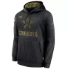 Men Dallas Cowboys Black NFL Hoodie 2020 - uafactory