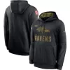 Men Baltimore Ravens Black NFL Hoodie 2020 - uafactory