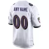 Men Baltimore Ravens White Vapor Limited Jersey - uafactory