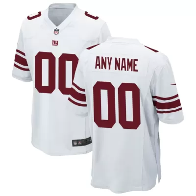 Men New York Giants White Game Jersey - uafactory