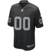 Men Las Vegas Raiders Blank Nike Black Game Jersey - uafactory