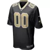 Men New Orleans Saints Black Vapor Limited Jersey - uafactory