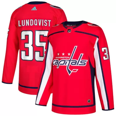 Men Washington Capitals Lundqvist #35 NHL Jersey - uafactory