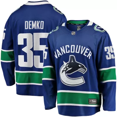 Men Vancouver Canucks Demko #35 2019/20 NHL Jersey - uafactory