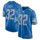 Men Detroit Lions Swift #32 Blue Game Jersey - uafactory