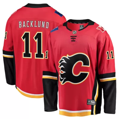 Men Calgary Flames Backlund #11 NHL Jersey - uafactory