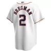 Men Houston Astros Home White MLB Jersey - uafactory