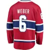 Men Montreal Canadiens Weber #6 NHL Jersey - uafactory