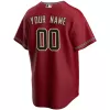 Men Arizona Diamondbacks Red Alternate MLB Jersey - uafactory