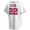 Men Washington Nationals Home White MLB Jersey - uafactory