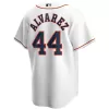 Men Houston Astros Home White MLB Jersey - uafactory