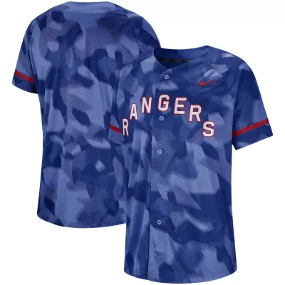 Men Texas Rangers Royal MLB Jersey - uafactory