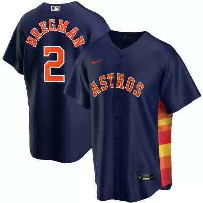 Men Houston Astros Navy Alternate MLB Jersey - uafactory