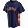 Men Houston Astros Navy Alternate MLB Jersey - uafactory