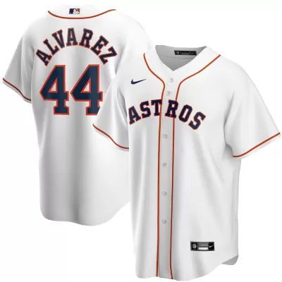 Men Houston Astros Home White MLB Jersey - uafactory