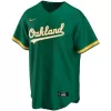 Men Oakland Athletics Green Alternate MLB Jersey - uafactory