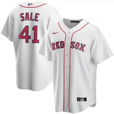 Men Boston Red Sox Home White MLB Jersey - uafactory