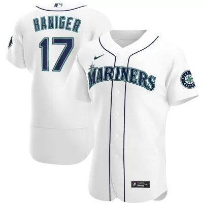 Men Seattle Mariners Home White MLB Jersey - uafactory