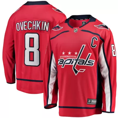 Men Washington Capitals Ovechkin #8 NHL Jersey - uafactory