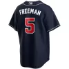 Men Atlanta Braves Navy Alternate MLB Jersey - uafactory